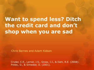 Want to spend less? Ditch the credit card and don`t shop when you