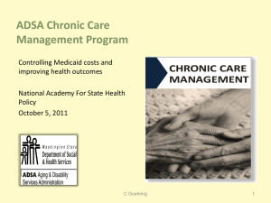 ADSA Chronic Care Management