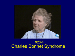 Charles Bonnet Syndrome