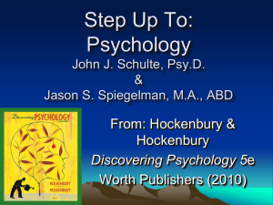 Step Up To: Psychology