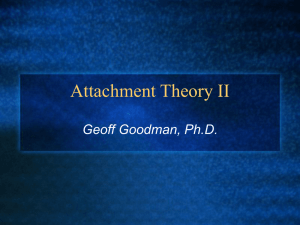Attachment Theory II