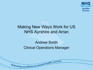 NHS A&A Making New Ways Work For Us