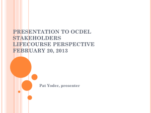 PRESENTATION TO OCDEL STAKEHOLDERS final 022013