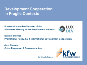 KfW presentation on - Practitioners Network of European