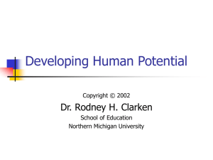 Developing Human Potential