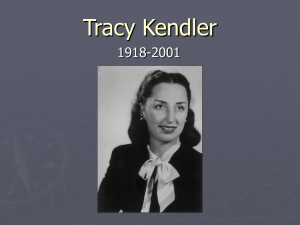 Tracy Kendler - University of Tulsa
