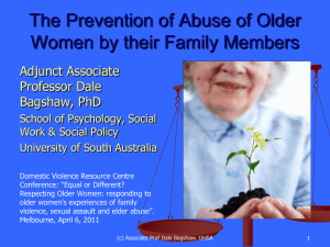 Elder Abuse Prevention Action Plan