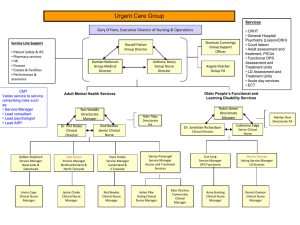 Group Structures - Urgent Care (September 2013)
