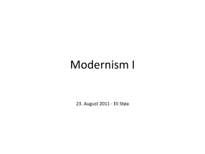 modernism I