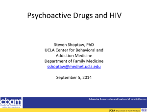 People Using Psychoactive Drugs and HIV