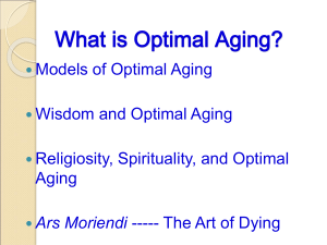 What is Optimal Aging?