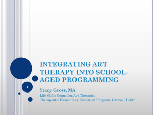 Integrating Art Therapy into School-Aged Programming