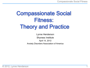 Compassionate Social Fitness
