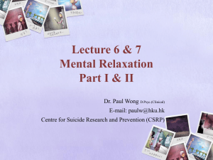 PPT - Centre for Suicide Research and Prevention