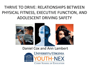Slides Adolescent Driving Safety Presentation