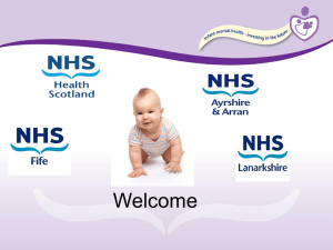 Infant mental health - NHS Ayrshire and Arran.