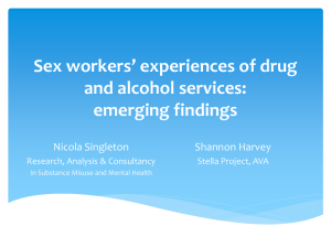 New findings on women with substance misuse problems