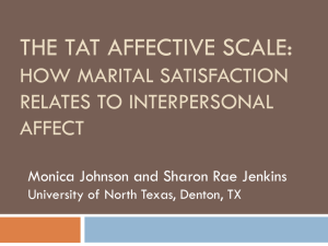 The TAT Affective Scale - UNT Digital Library