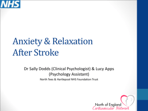 Anxiety & Relaxation Workshop