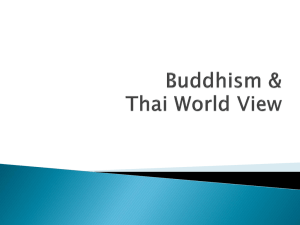 Buddhism & Thai World View