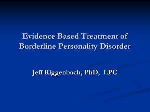 Click here for Dr. Jeff Riggenbach`s presentation of Evidence Based