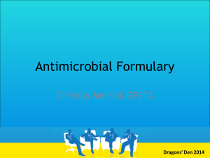 Antimicrobial App Presentation
