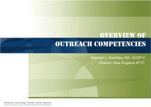 Outreach Competencies - ATTC Addiction Technology Transfer