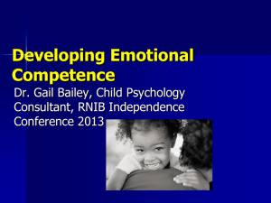 Developing emotional competence (Powepoint, 360 KB)