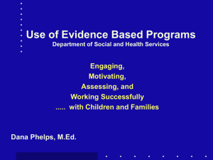 Evidence Based Practice - Muskie School of Public Service