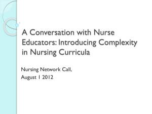 A Conversation with Nurse Educators