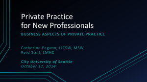 business aspects of private practice