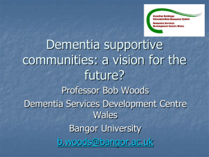 Dementia supportive communities: a vision for