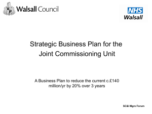 How a joined up approach to integrated commissioning can keep