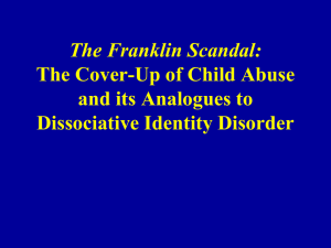 The Franklin Scandal: A Continuing Coverup