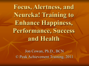 PowerPoint - Peak Achievement Training