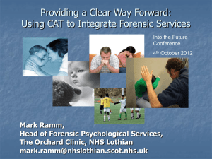 Providing a clear way forward: Using CAT to