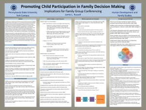 Promoting Child Participation in Family Decision