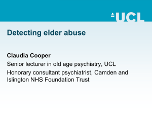 Screening for elder abuse_Dr Cla