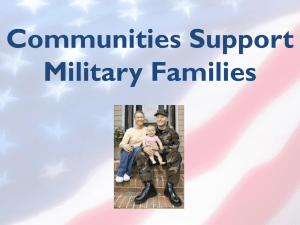 Communities Support Military Families