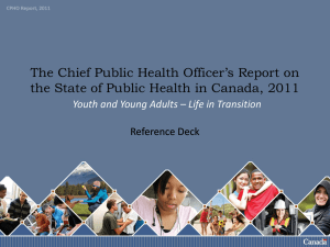 Chief Public Health Officer`s Report on the State of Public Health in
