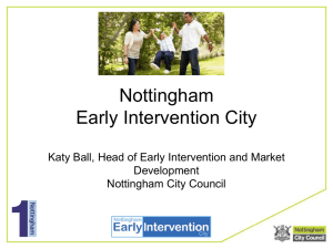 `Prevention and Early Intervention – it`s the best for all`
