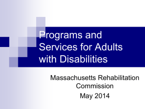 MassHealth Community and Residential Services
