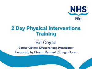 2 Day Physical Interventions Training
