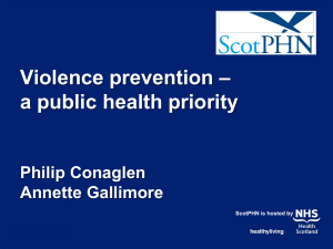 a Scottish public health priority