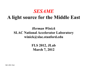 Sesame final FLS2012 JLab March 7-2012