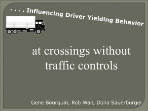 Driver Yielding Behavior – Dr. Eugene A. Bourquin