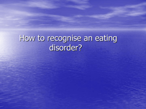 Eating Disorders GP Training (MS Powerpoint)