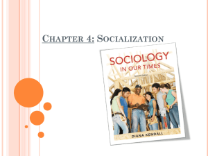 chapter 4: socialization