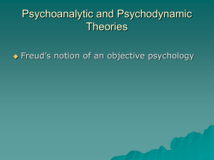 Psychoanalytic and Psychodynamic Theories
