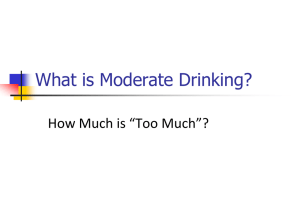 Dependence - Moderate Drinking Options
